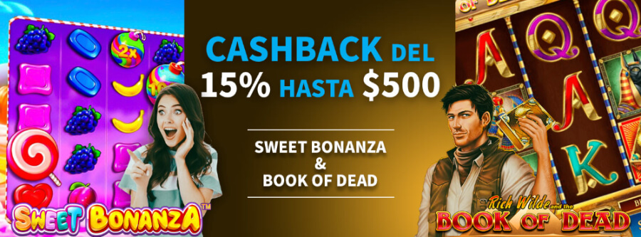 Aprovecha el cashback del 15% hasta USD 500 que BetGlobal casino ecuador tiene para ti