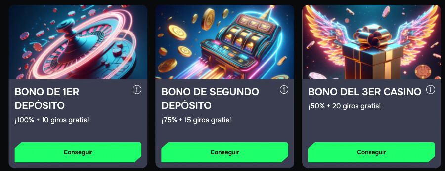 Bono de bienvenida Gamix casino Ecuador