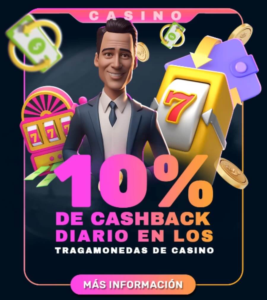 Cashback diario en tragamonedas del casino